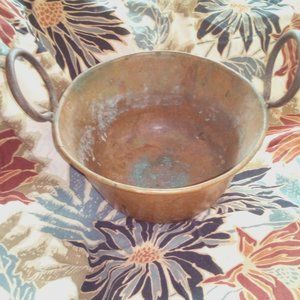 Vintage solid copper vessel